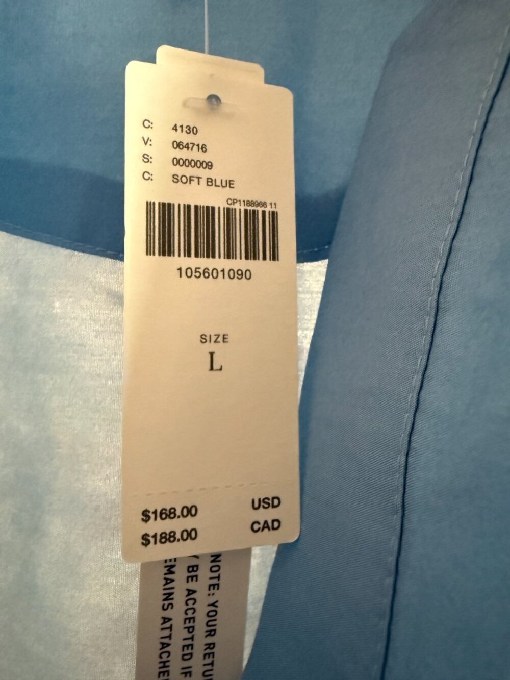 The Somerset Maxi Dress - Soft Blue - Size L - NWT - Picture 3 of 7